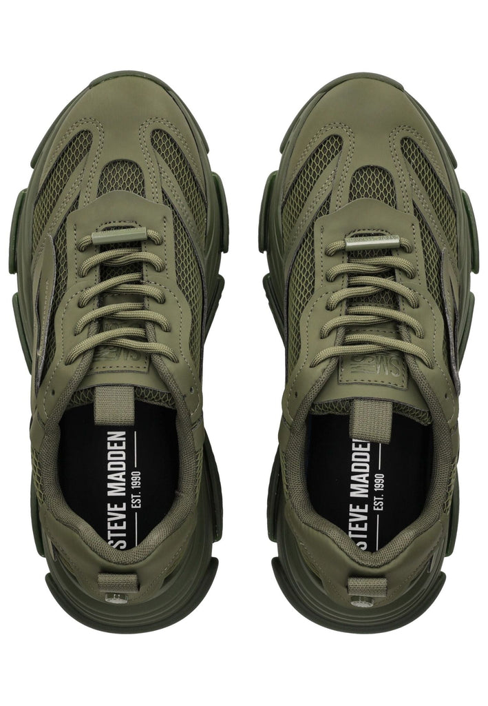 Steve Madden Sneaker Lederimitat/Textil Olive