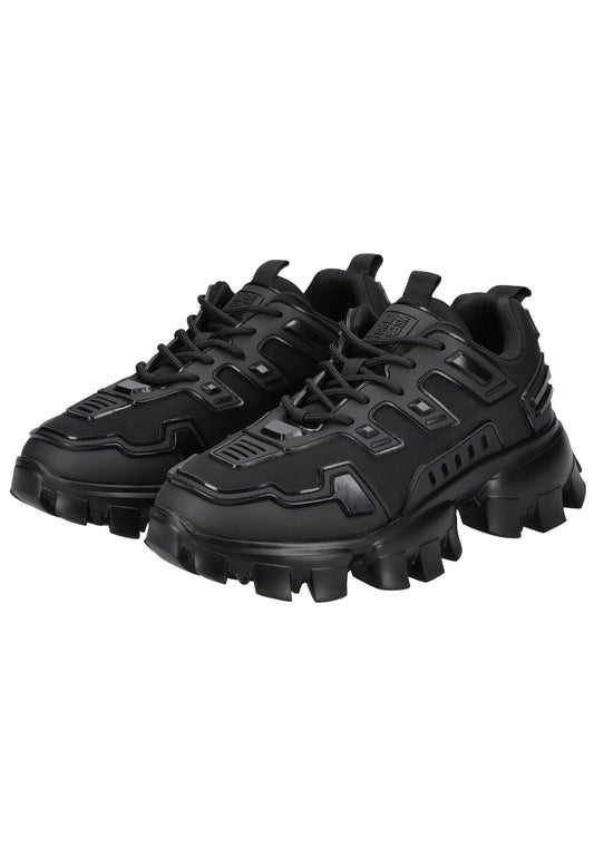 Steve Madden Sneaker Lederimitat/Textil Schwarz