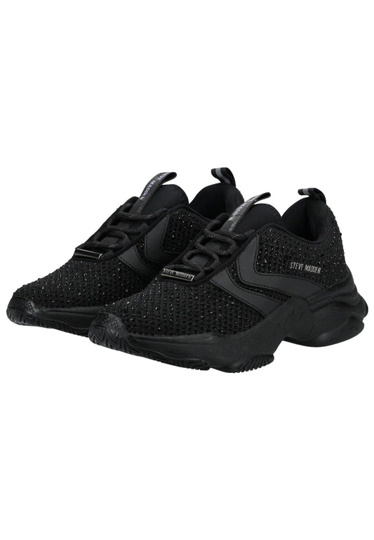 Steve Madden Sneaker Lederimitat/Textil Schwarz