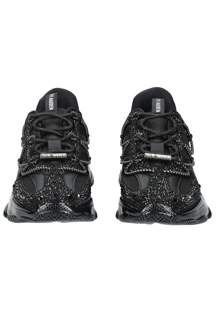 Steve Madden Sneaker Lederimitat/Textil Schwarz/Schwarz