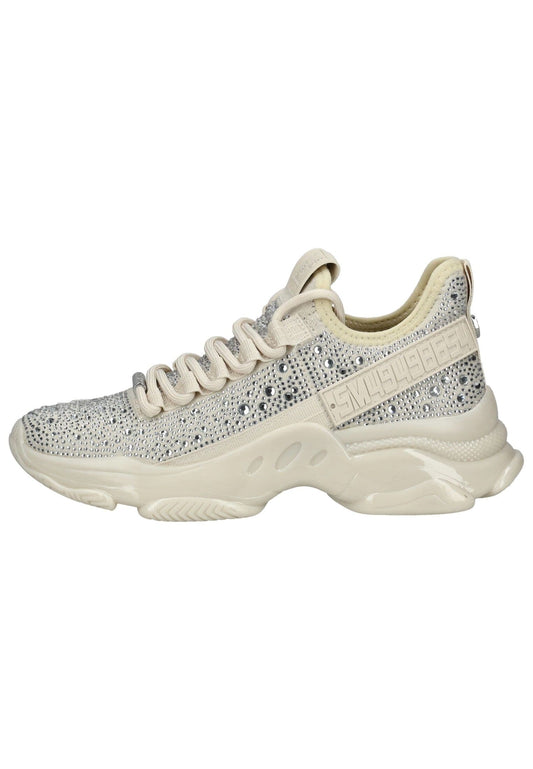 Steve Madden Sneaker Lederimitat/Textil Silber