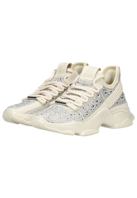 Steve Madden Sneaker Lederimitat/Textil Silber