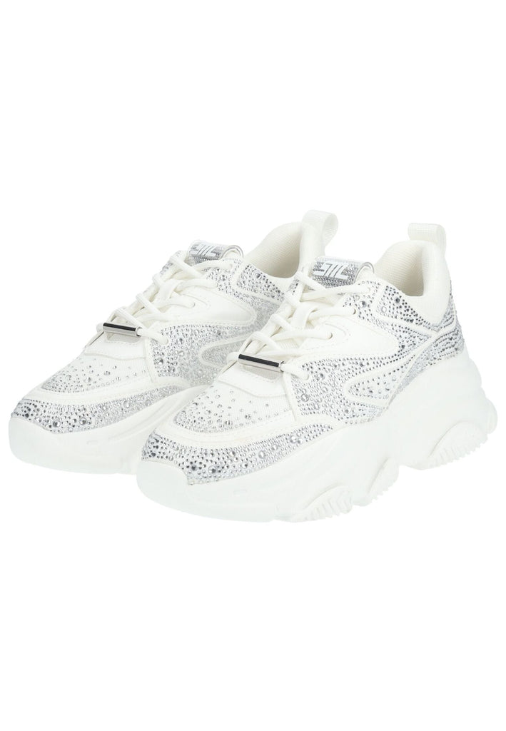 Steve Madden Sneaker Lederimitat/Textil Weiß