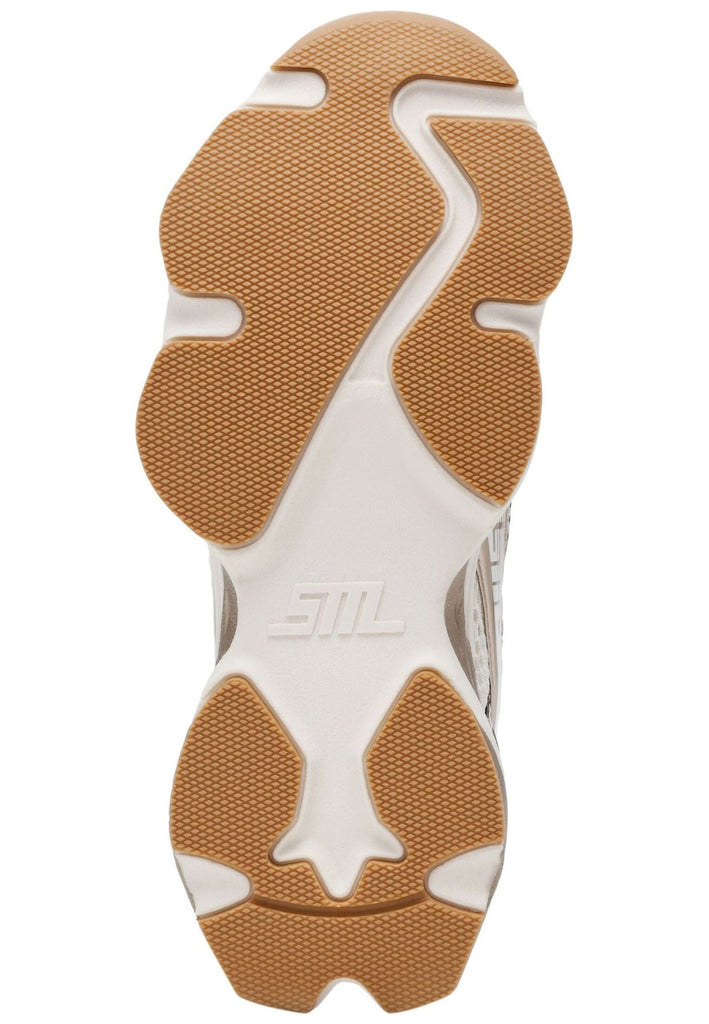 Steve Madden Sneaker Lederimitat/Textil Weiß/Gold