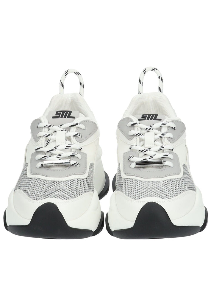 Steve Madden Sneaker Lederimitat/Textil Weiß/Grau