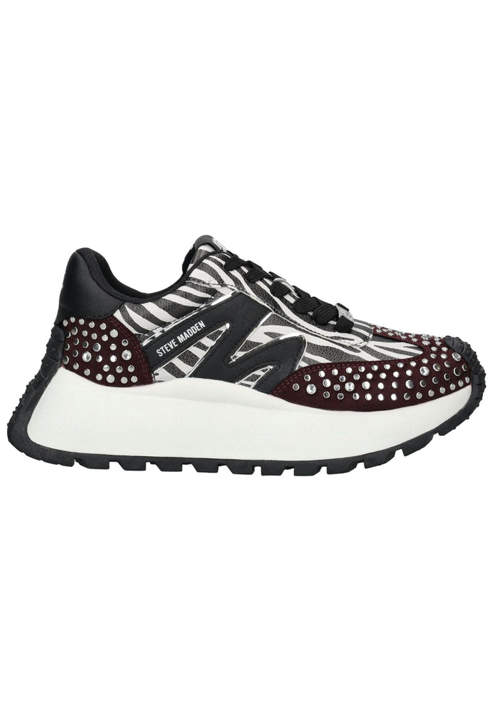 Steve Madden Sneaker Lederimitat/Textil Zebra