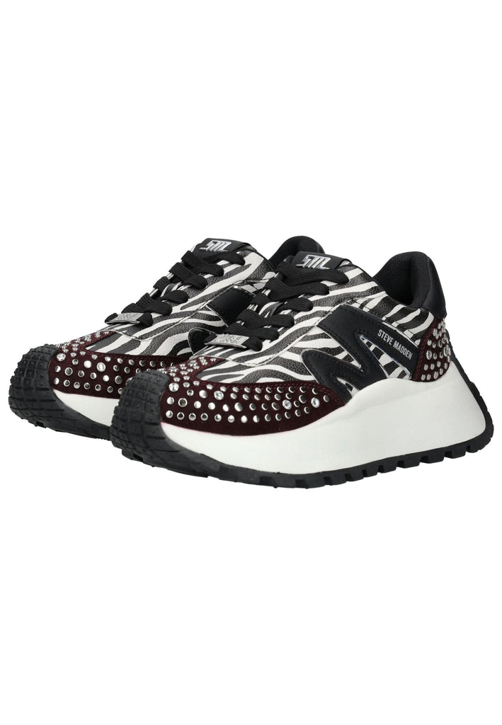 Steve Madden Sneaker Lederimitat/Textil Zebra