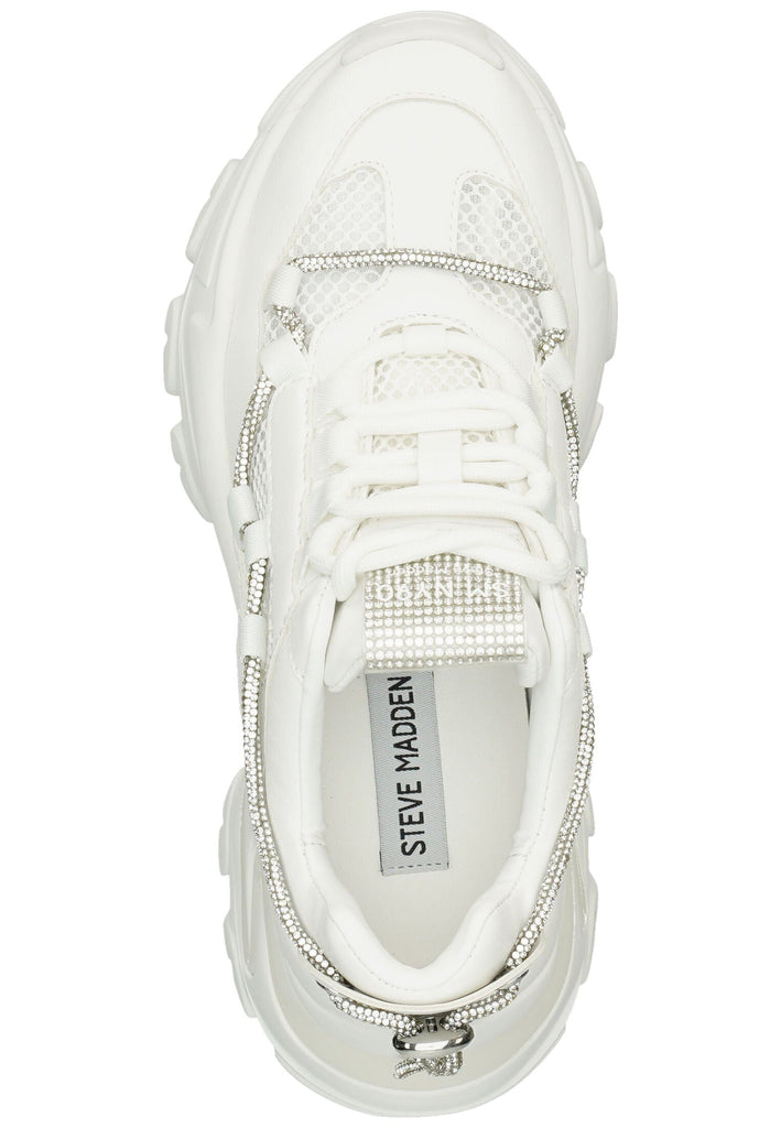 Steve Madden Sneaker Lederimitat Weiß