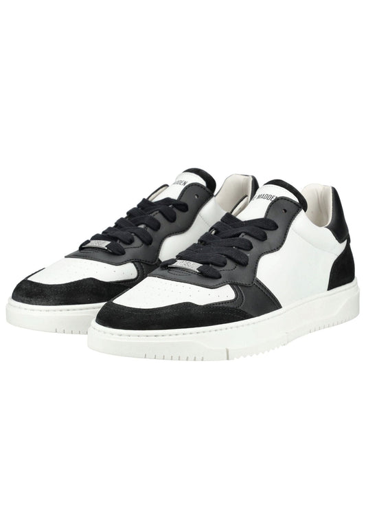 Steve Madden Sneaker Lederimitat Weiß/Schwarz