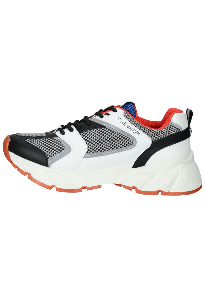 Sneaker Steve Madden Sneaker Lederimitat/Textil Schwarz/Weiß
