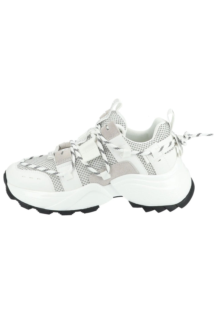 Sneaker Steve Madden Sneaker Lederimitat/Textil Weiß/Grau
