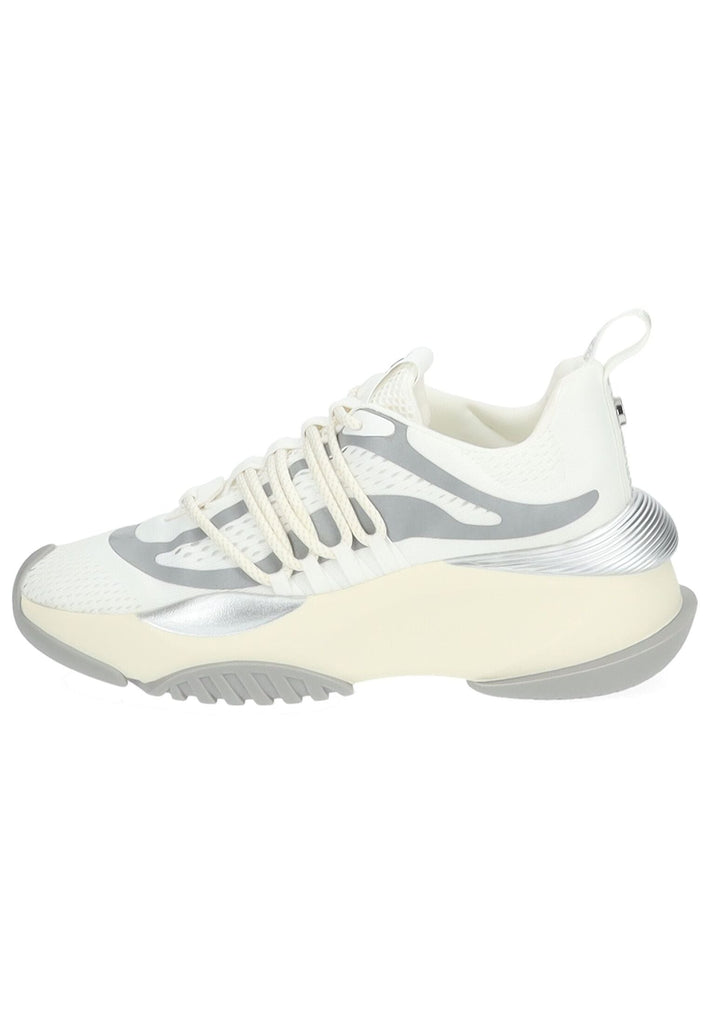 Sneaker Steve Madden Sneaker Lederimitat/Textil Weiß/Silber