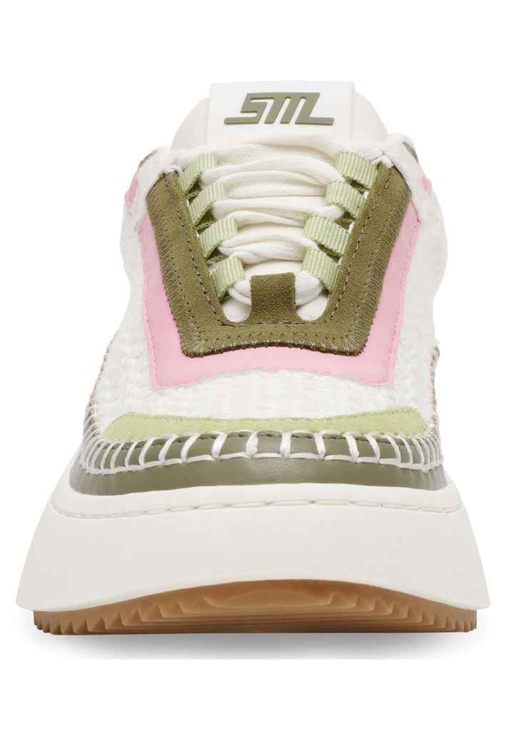 Steve Madden Sneaker Synthetik/Textil Weiß/Grün