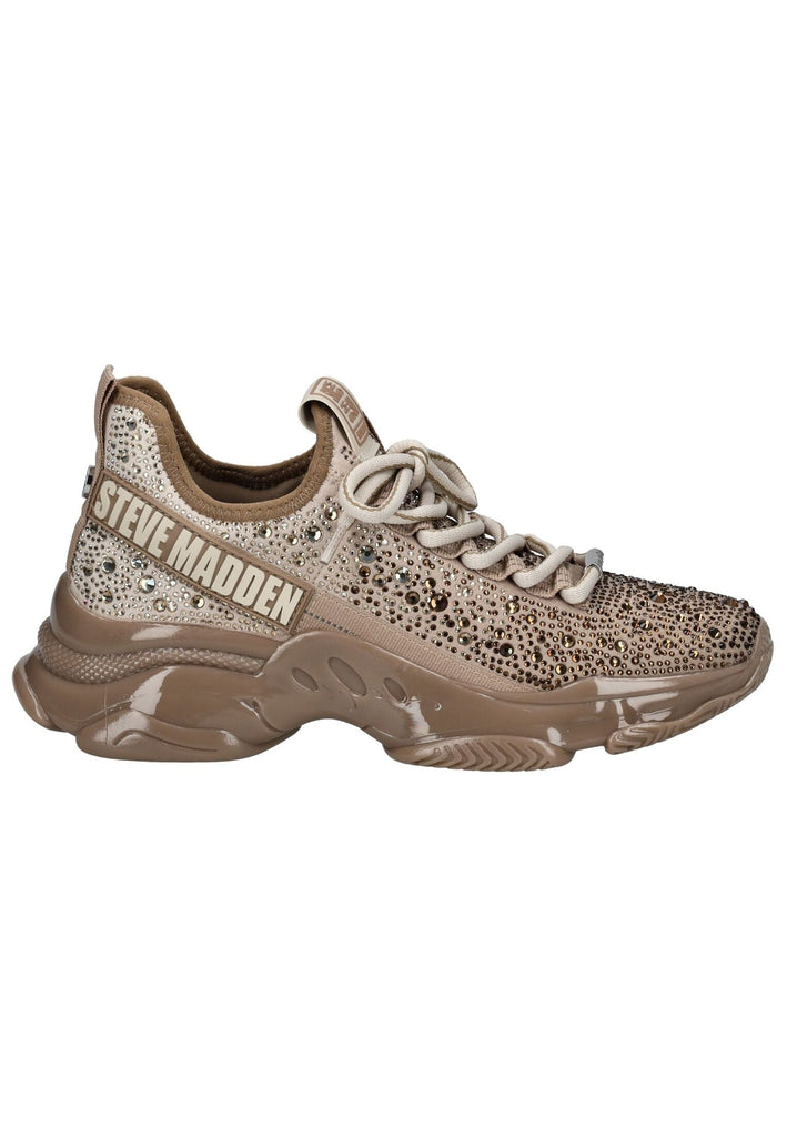 Steve Madden Sneaker Textil Beige/Gold