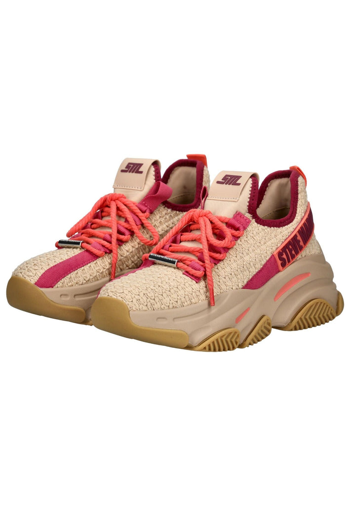 Steve Madden Sneaker Textil Beige/Orange