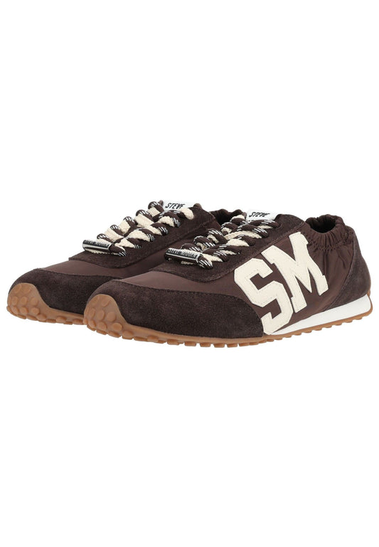 Steve Madden Sneaker Textil Braun/Weiß