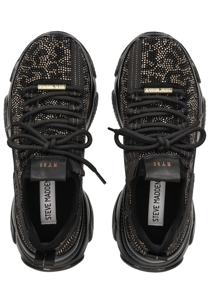 Steve Madden Sneaker Textil Schwarz/Gold