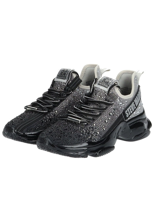 Steve Madden Sneaker Textil Schwarz/Silber