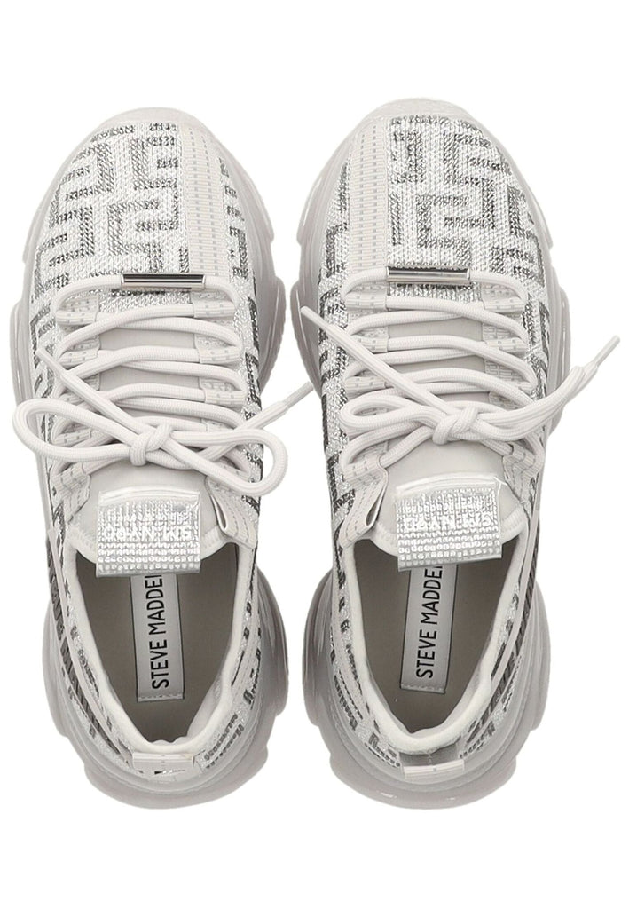 Steve Madden Sneaker Textil Silber
