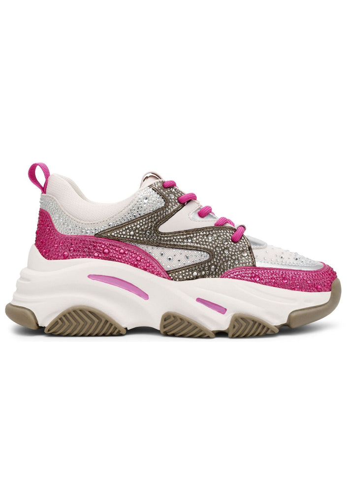 Steve Madden Sneaker Textil Weiß/Pink