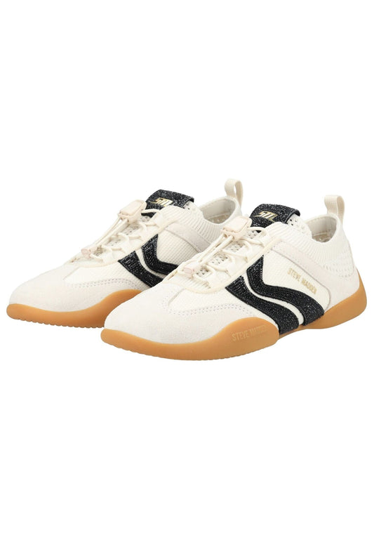 Steve Madden Sneaker Textil Weiß/Schwarz