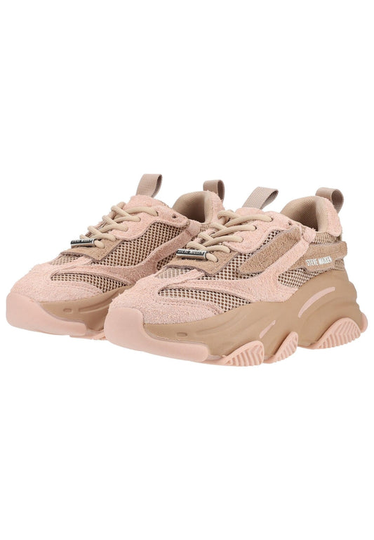 Steve Madden Sneaker Veloursleder/Textil Beige/Rosa