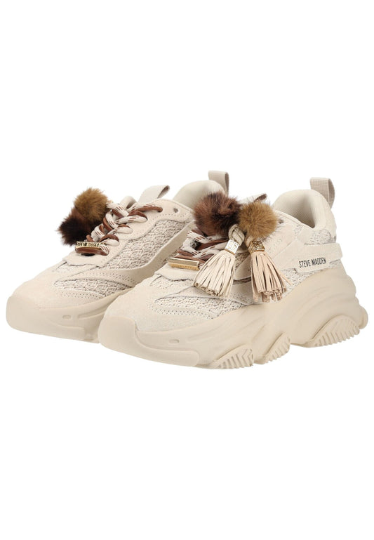 Steve Madden Sneaker Veloursleder/Textil Bone