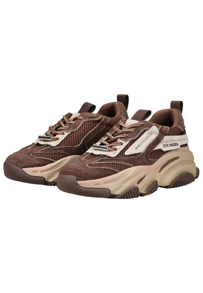 Steve Madden Sneaker Veloursleder/Textil Coffee