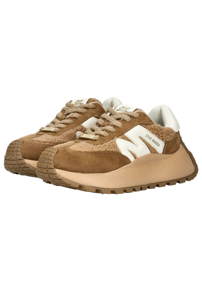 Steve Madden Sneaker Veolurs/Textil/Synthetik Chestnut