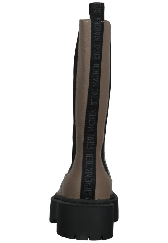 Steve Madden Stiefel Leder Beige/Schwarz