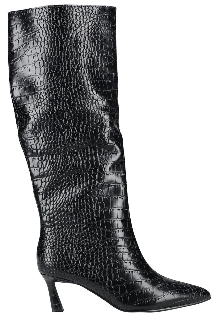Steve Madden Stiefel Leder Croco Black
