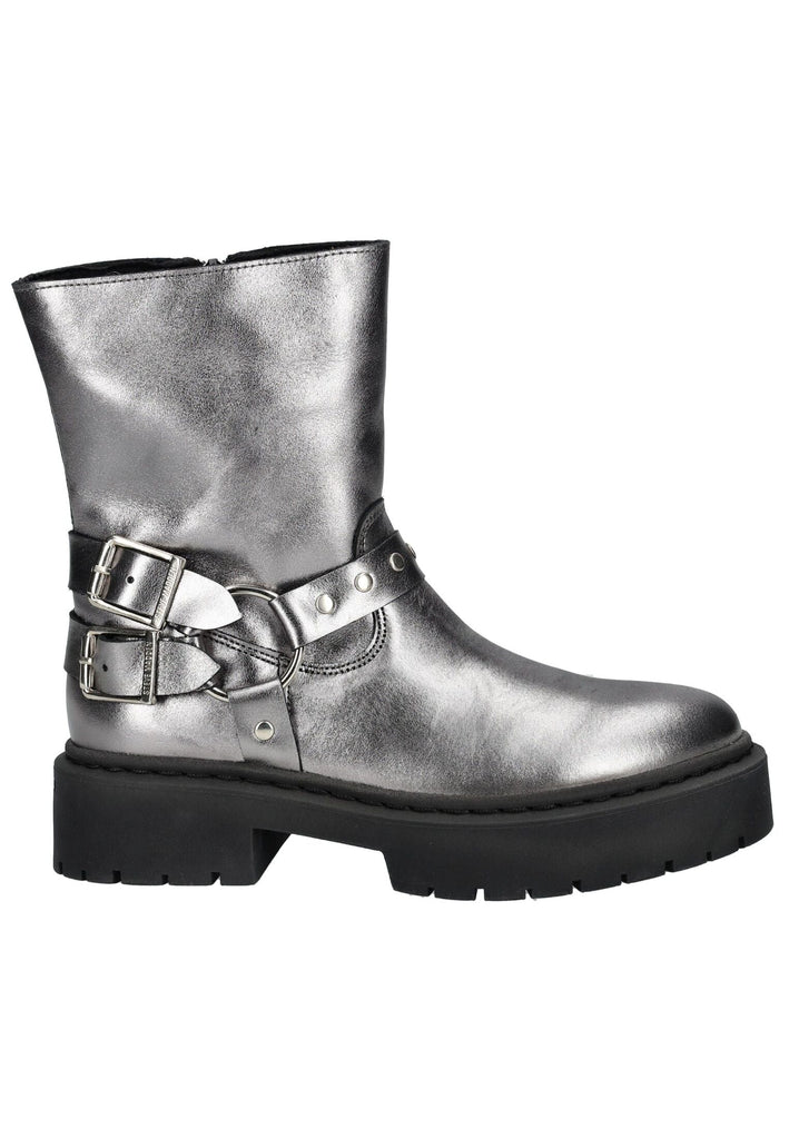 Steve Madden Stiefel Leder Gunmetal