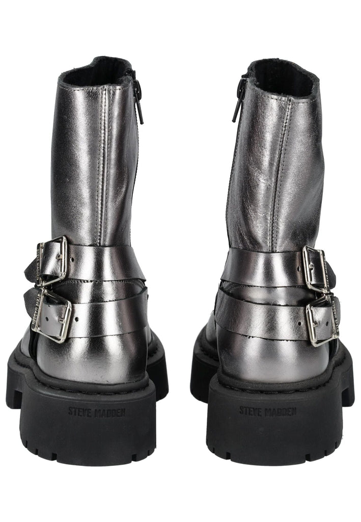 Steve Madden Stiefel Leder Gunmetal