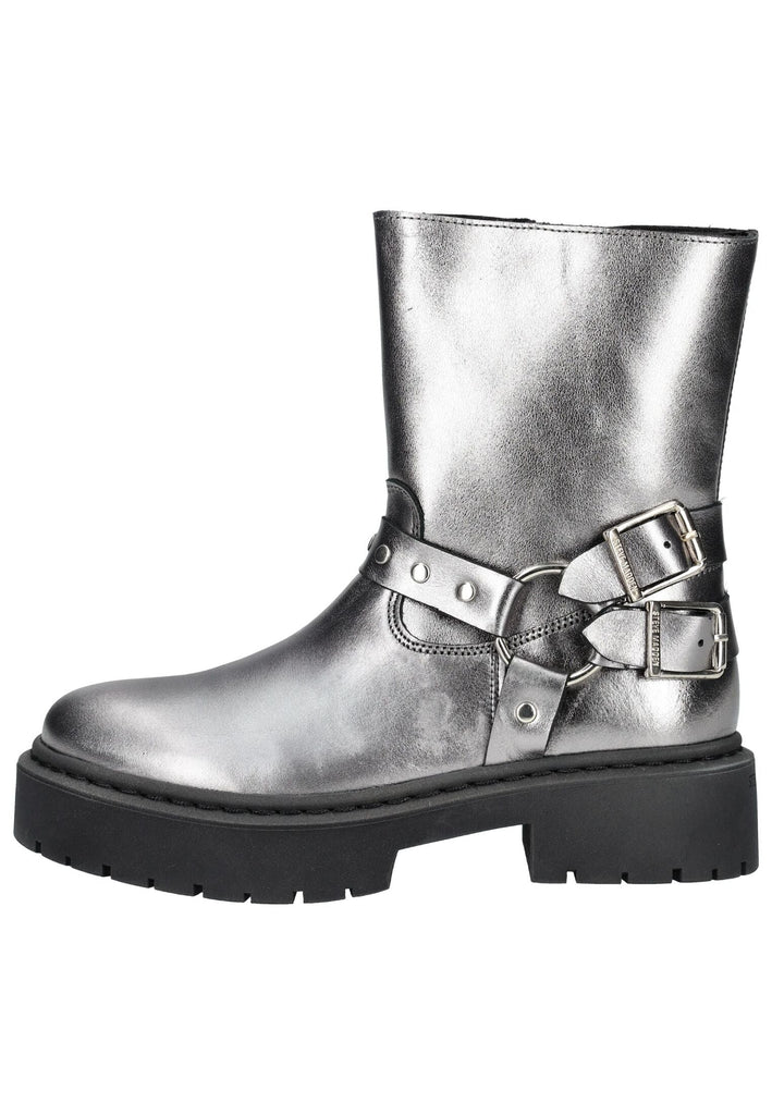 Steve Madden Stiefel Leder Gunmetal