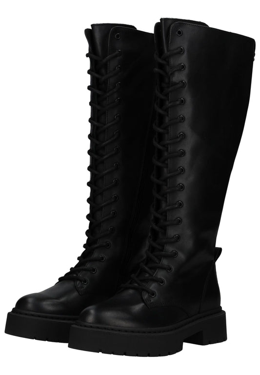 Steve Madden Stiefel Leder Schwarz