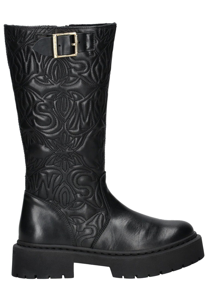 Steve Madden Stiefel Leder Schwarz Warmfutter