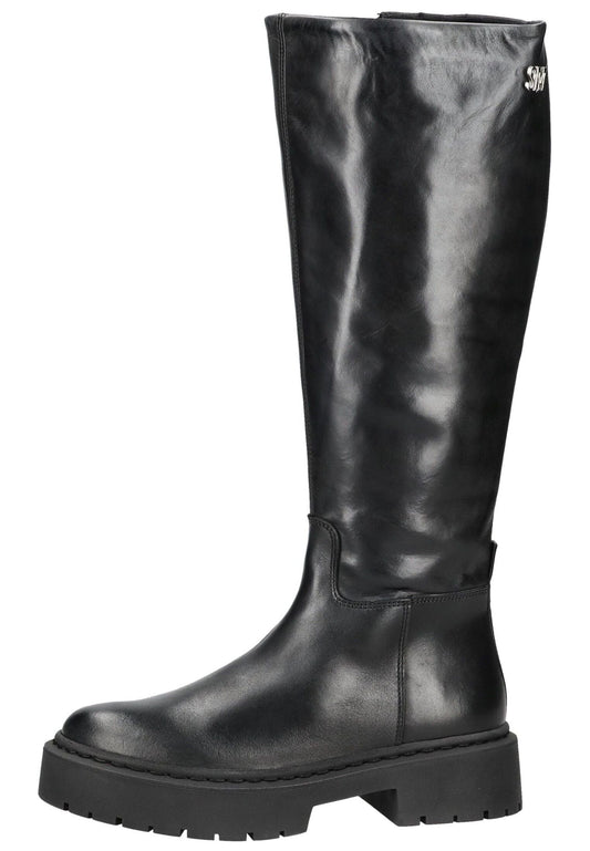 Steve Madden Stiefel Leder Schwarz Warmfutter