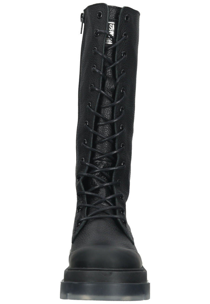 Steve Madden Stiefel Leder/Textil Schwarz