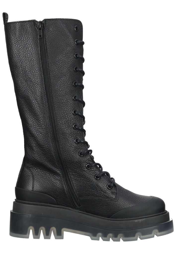Steve Madden Stiefel Leder/Textil Schwarz