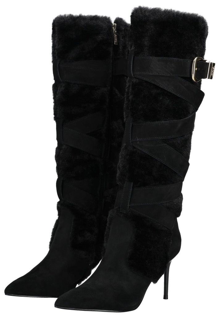 Steve Madden Stiefel Leder/Textil Schwarz