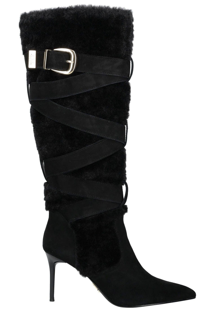 Steve Madden Stiefel Leder/Textil Schwarz
