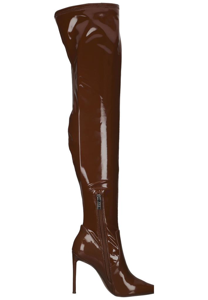 Steve Madden Stiefel Lederimitat Cognac
