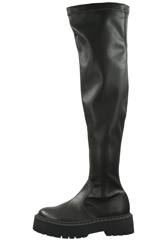 Steve Madden Stiefel Lederimitat Grau