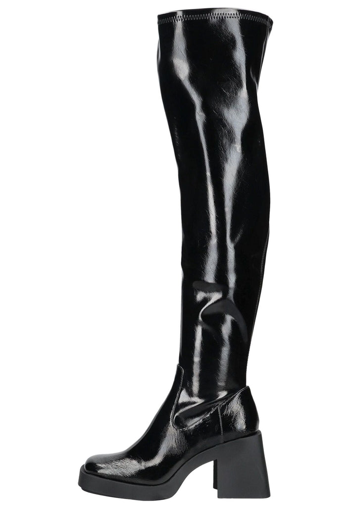 Steve Madden Stiefel Lederimitat Schwarz Lack