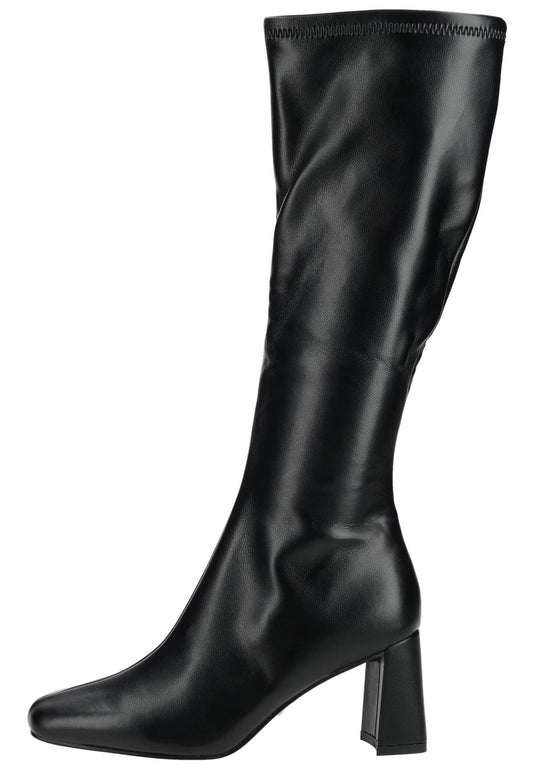 Steve Madden Stiefel Lederimitat Schwarz/Schwarz