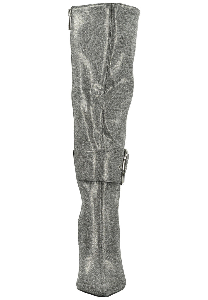 Steve Madden Stiefel Lederimitat Silber