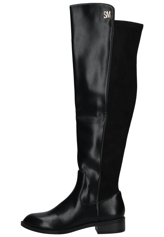 Steve Madden Stiefel Lederimitat/Textil Schwarz