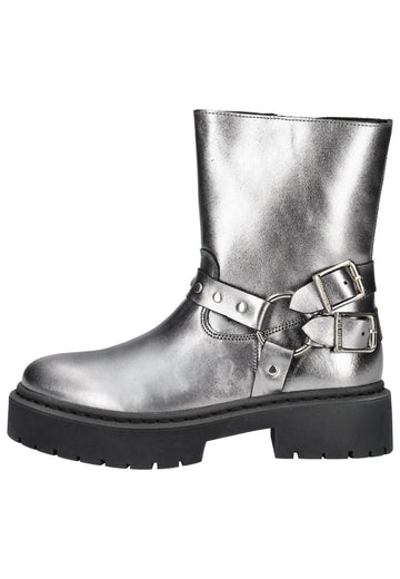Stiefel Steve Madden Stiefel Leder Gunmetal