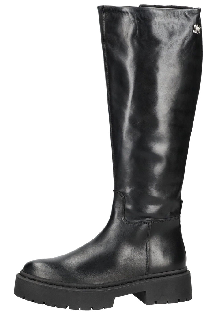 Stiefel Steve Madden Stiefel Leder Schwarz Warmfutter