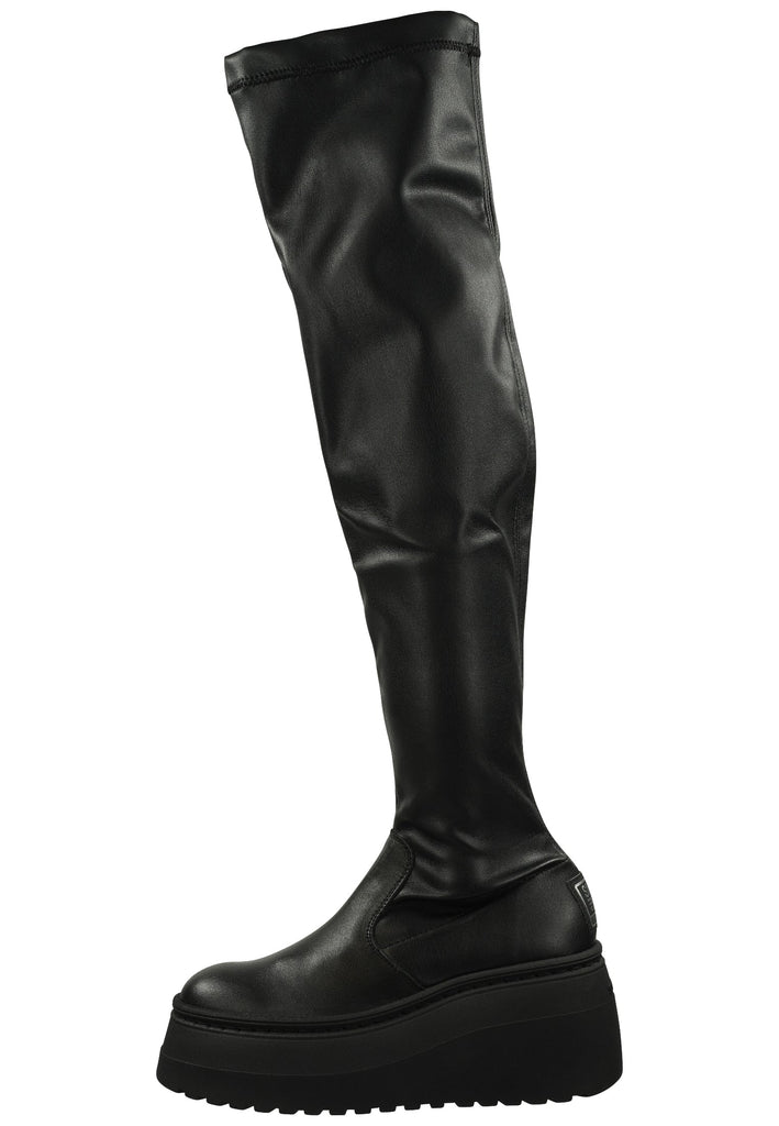 Stiefel Steve Madden Stiefel Leder/Textil Schwarz
